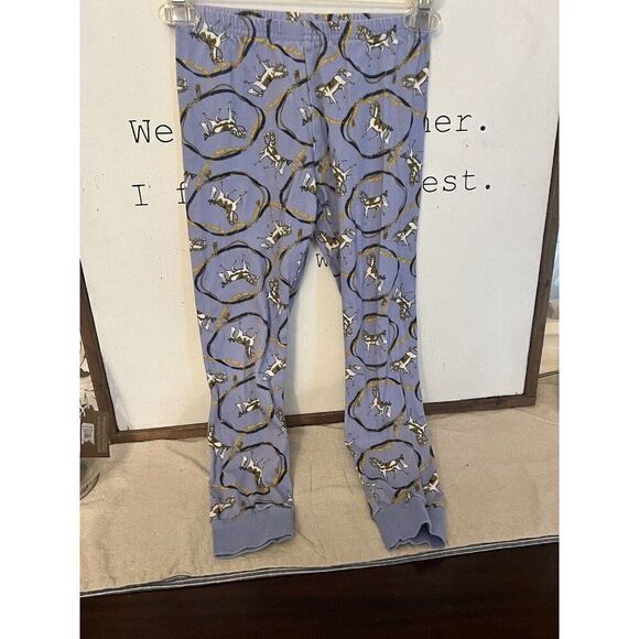 Janie and Jack Animal Horse Print Knit Cotton Pajama Pants Leggings Size 7.   P - Picture 1 of 4